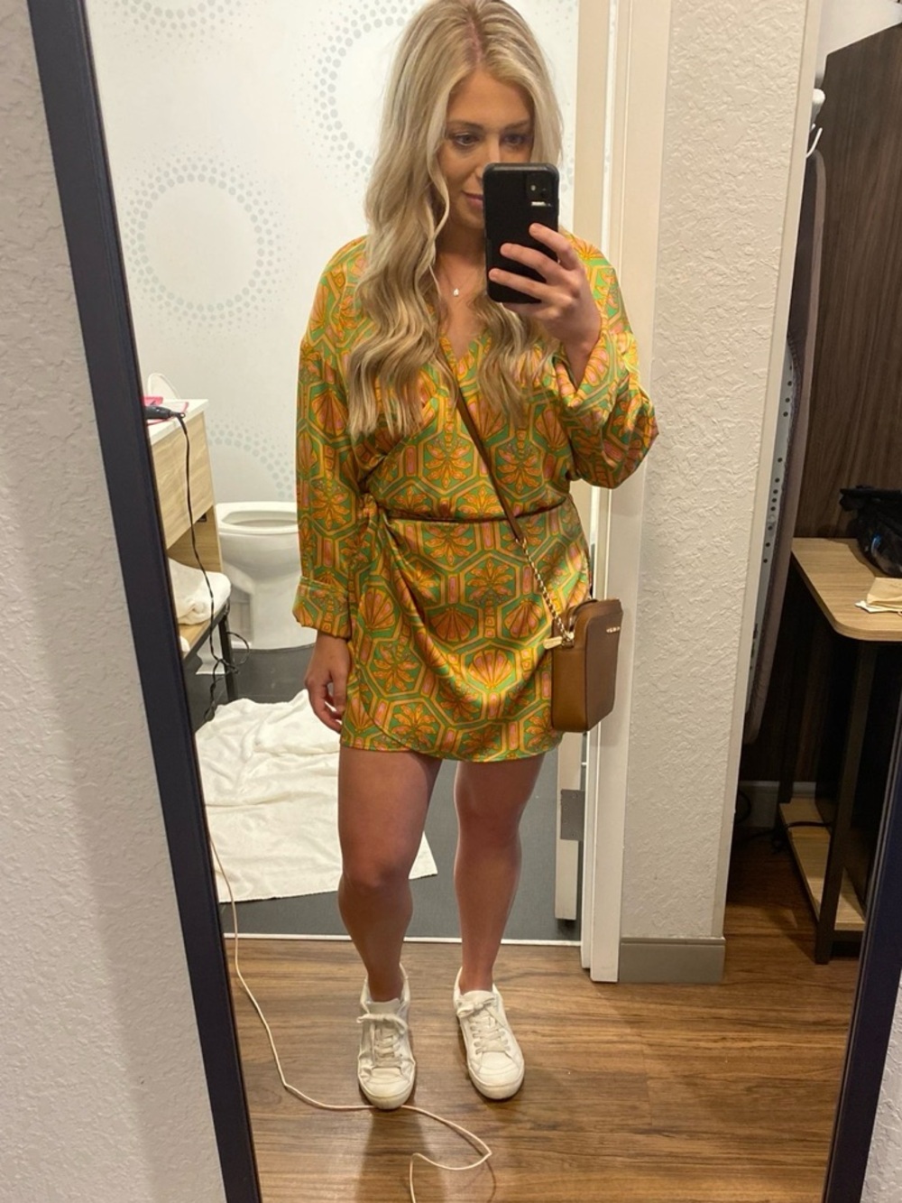 Show Me Your MuMu Wrap Mini Dress